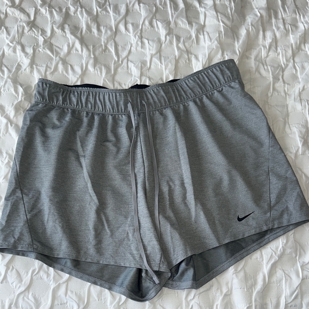 Nike Gray Athletic Shorts Lightweight Performance